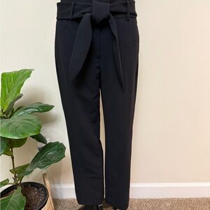 DKNY Elegant Black Women's Tie-Waist Pants 4